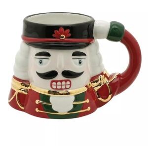 New St Nicholas Square Nutcracker Christmas Holiday Ceramic Coffee Mug Cup 17oz